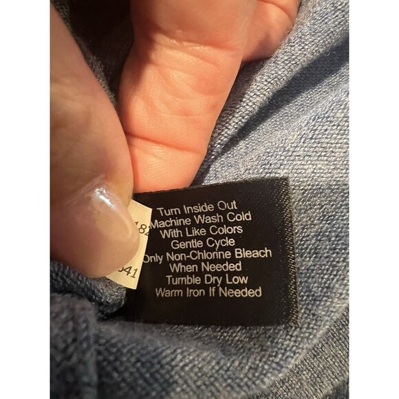 Lane Bryant blue sweater shrug ruffle sleeves size 18/20 - Picture 8 of 9